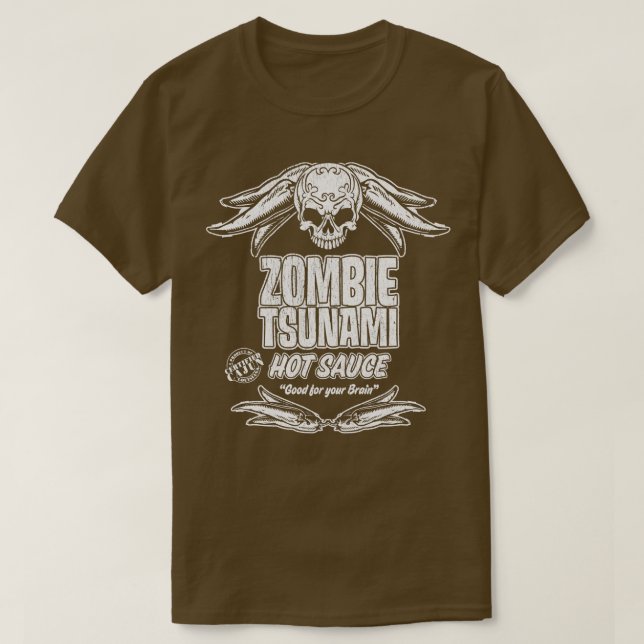 Zombie Hot Sauce 1 T-Shirt (Design Front)