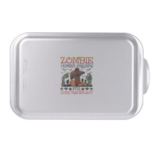 Zombie Human Organs Liver Transplant Halloween Gra Cake Pan