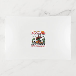 Zombie Human Organs Liver Transplant Halloween Gra Trinket Tray
