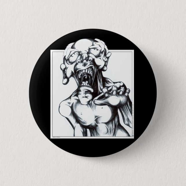 Zombie Hunger Button (Front)