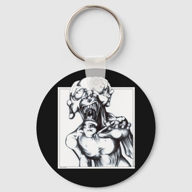 Zombie Hunger Keychain (Front)