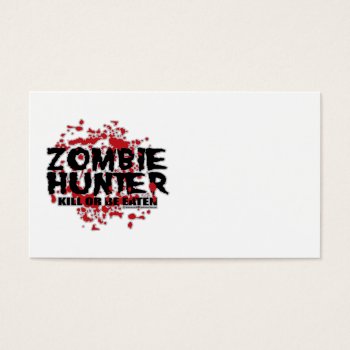 Zombie Hunter by fightcancertees at Zazzle