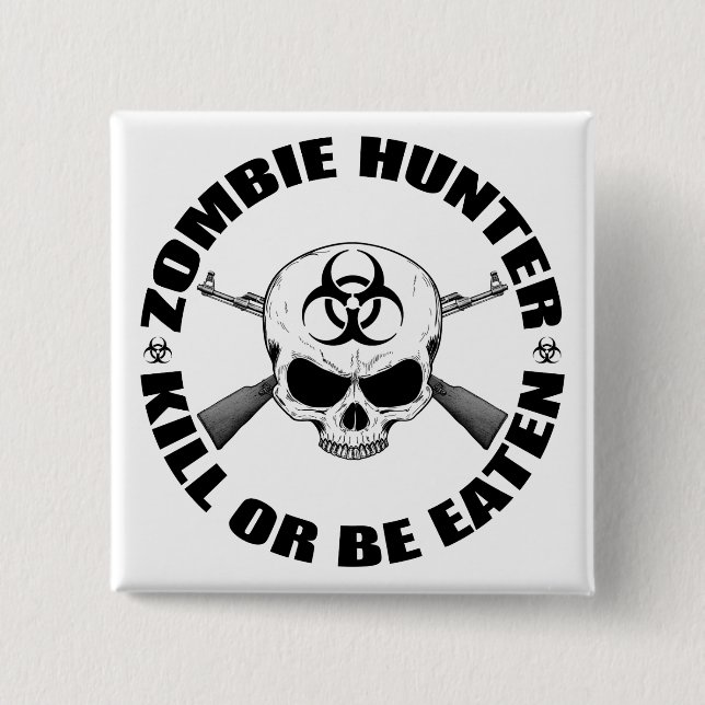 Zombie Hunter 2 Button (Front)