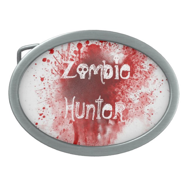 Zombie hunter  belt buckle (Front)