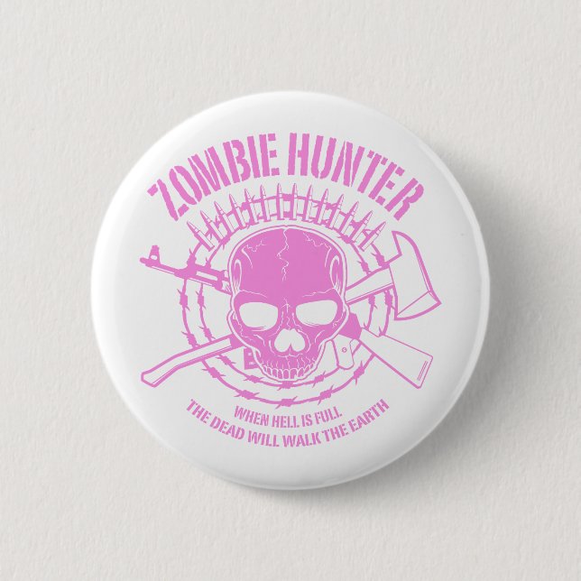 Zombie Hunter Button (Front)