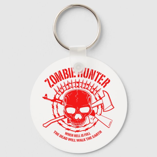 Zombie Hunter Keychain (Front)