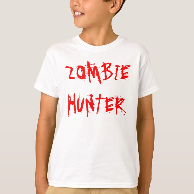 Zombie Hunter (kids) T-Shirt (Front)