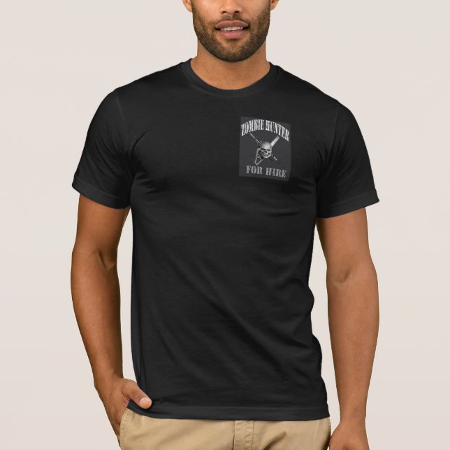 zombie hunter mens shirt (Front)
