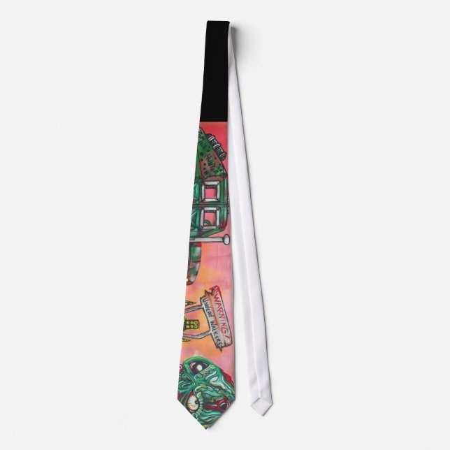 Zombie Hunter Neck Tie (Front)