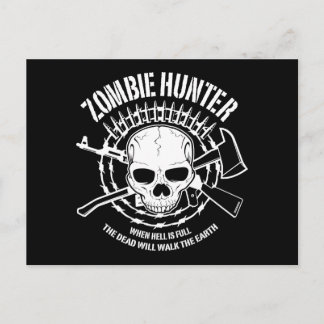 Zombie Hunter Postcard