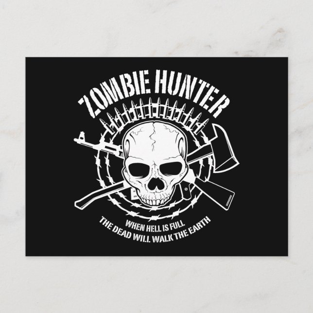 Zombie Hunter Postcard (Front)