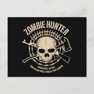 Zombie Hunter Postcard