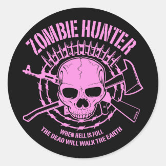 Zombie Hunter Sticker