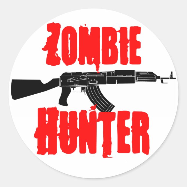 Zombie Hunter Sticker (Front)
