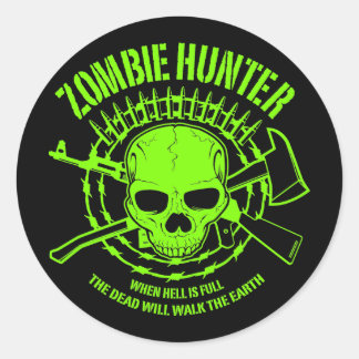 Zombie Hunter Sticker