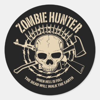 Zombie Hunter Sticker