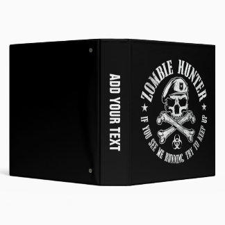 zombie hunter undead living dead binder