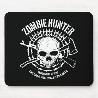 zombie hunter undead living dead mouse pad