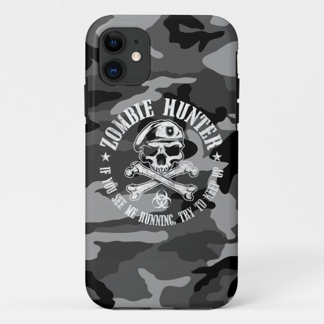 zombie hunter urban camouflage Case-Mate iPhone case (Back)