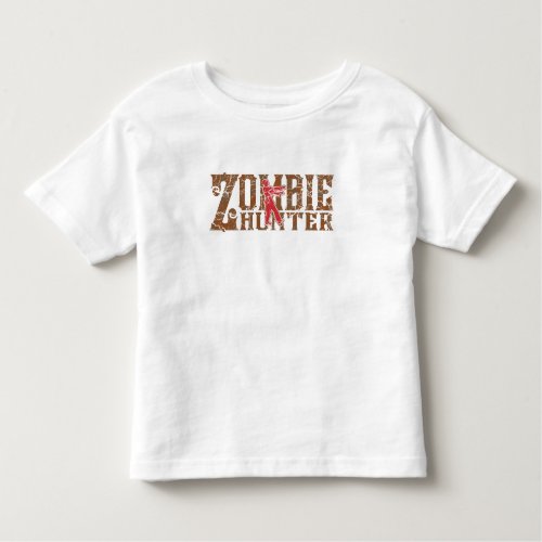 Zombie Hunter Walking Dead Toddler Shirt