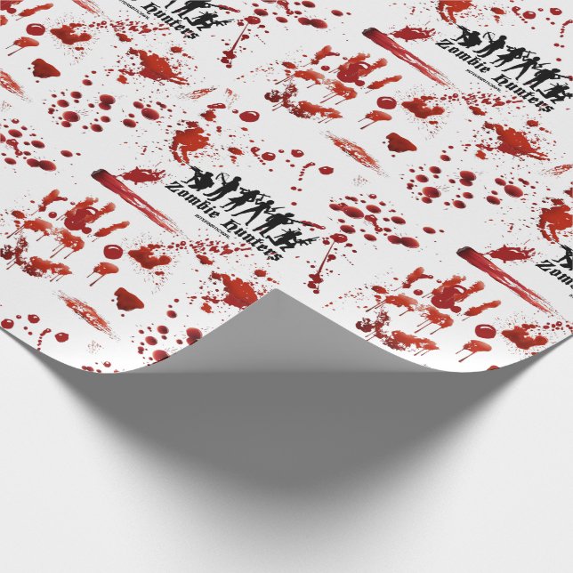zombie hunters international wrapping paper (Corner)