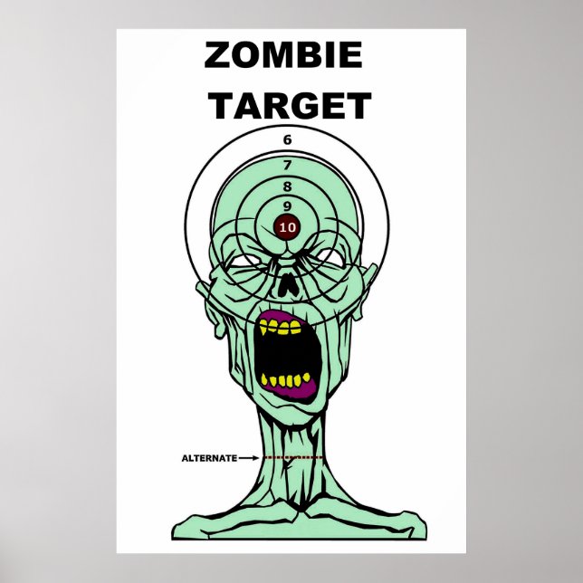 Zombie Hunters Target Poster (Front)