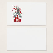 Zombie: I Eat Brains (Front & Back)