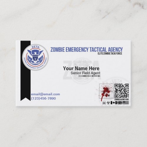 Zombie ID/Business Card ZETA