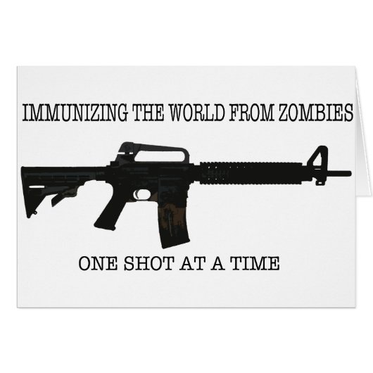 Zombie immunizations cards (Front Horizontal)