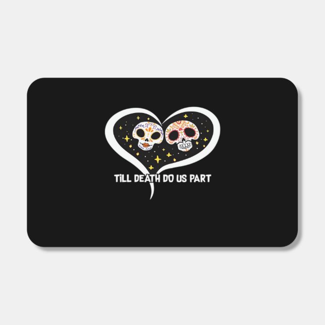 Zombie In Graveyard - Till Death Do Us Part Matchboxes (Front)