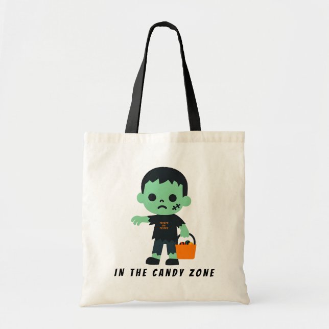 Zombie in the Candy Zone Tote Bag (Front)