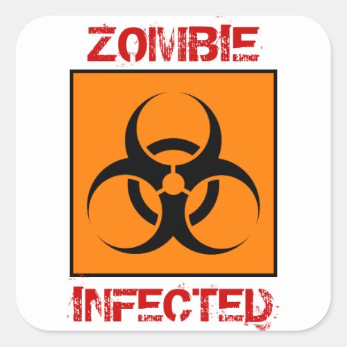 Zombie Infected Stickers