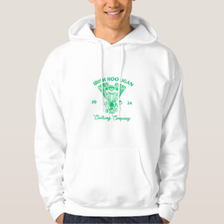 Zombie Irish Hooligan Biker Hoodie