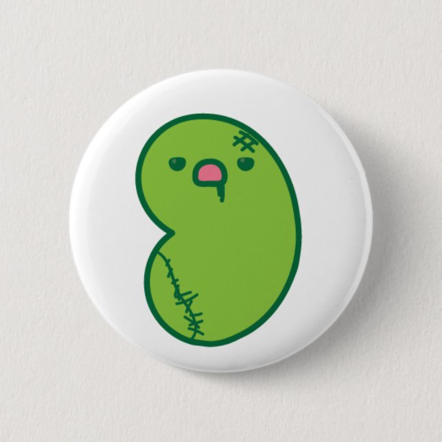 zombie jelly bean button (Front)