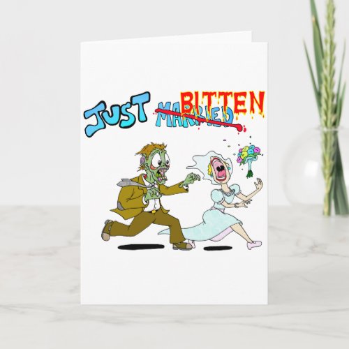 Zombie Just Married Announcement