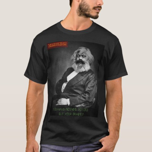 Zombie Karl Marx Zombunism T_Shirt