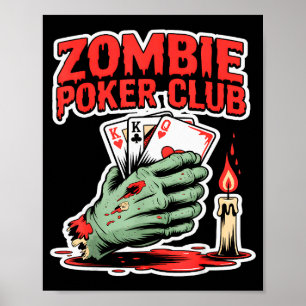Zombie Ker Club Halloween Poster