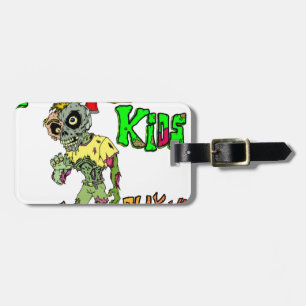 Zombie Kids Luggage Tag