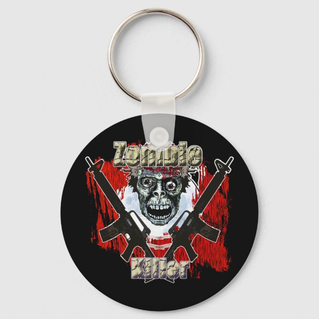 Zombie Killer 4 Keychain (Front)