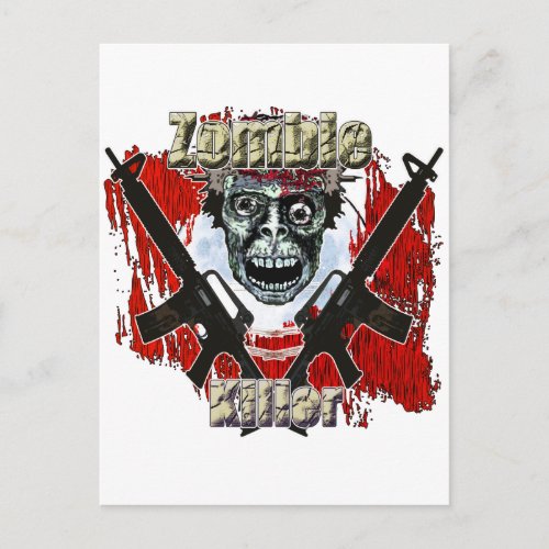Zombie Killer 4 Postcard