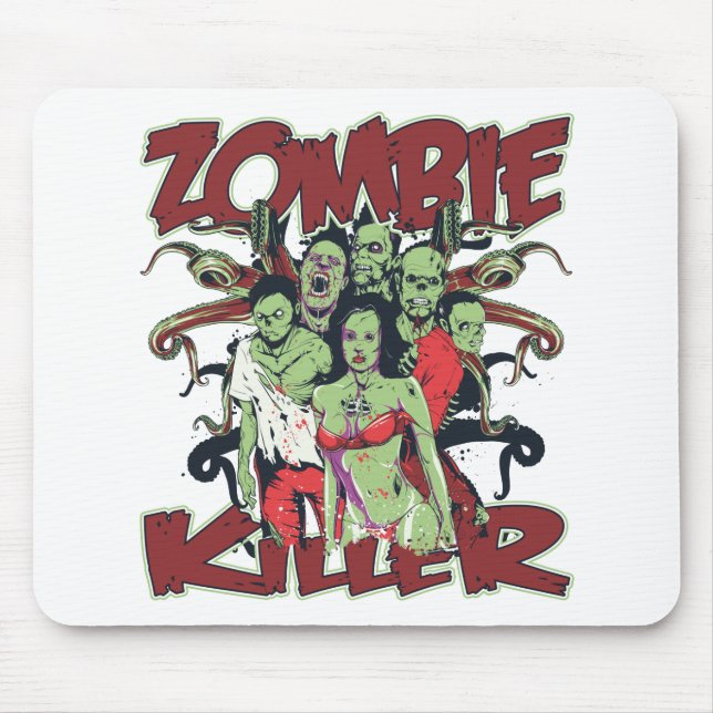 Zombie Killer Mouse Pad (Front)