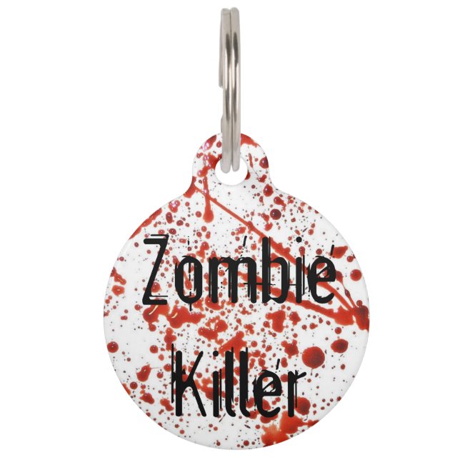 Zombie Killer Pet Tag (Front)
