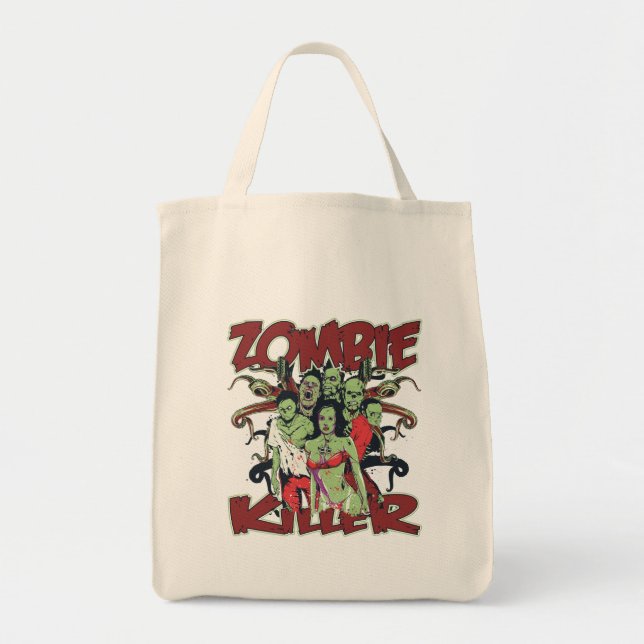 Zombie Killer Tote Bag (Front)