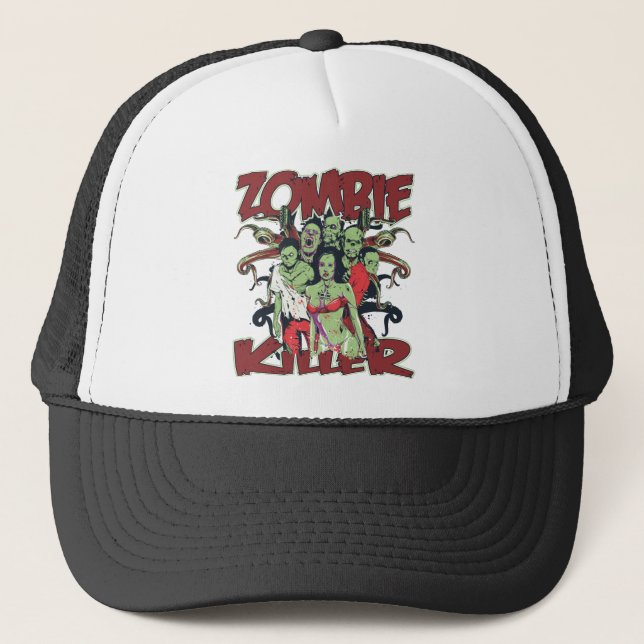 Zombie Killer Trucker Hat (Front)