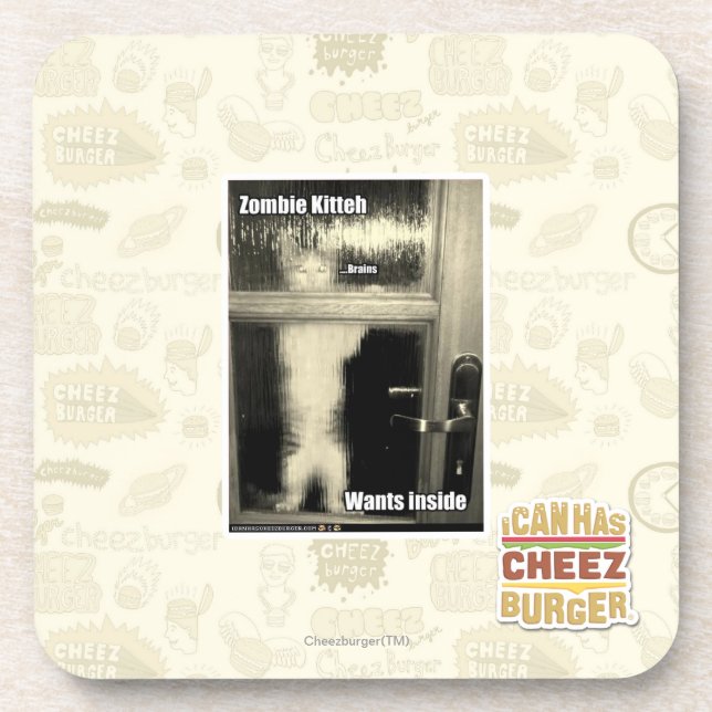 Zombie Kitteh Coaster (Front)