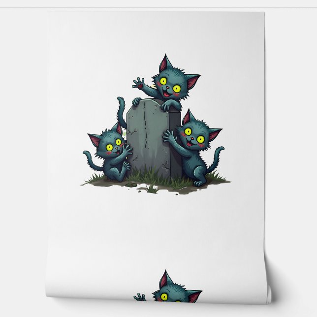 Zombie Kitten Uprising Wallpaper (Unrolling)
