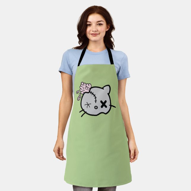 Zombie Kitty Apron (Worn)