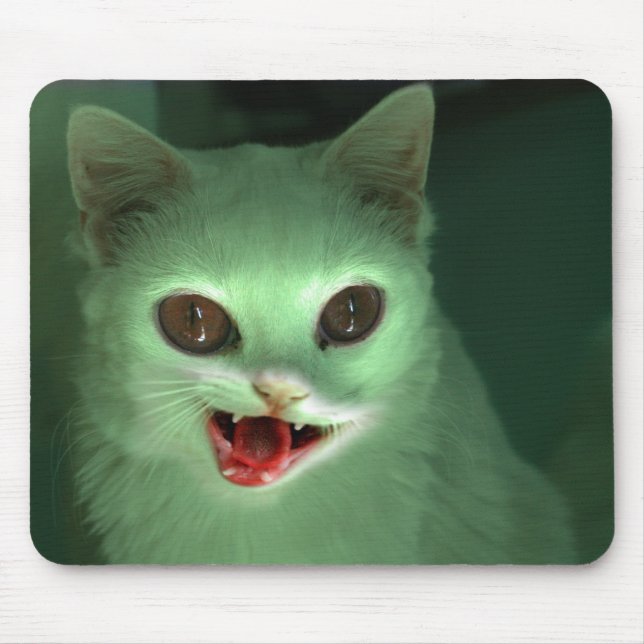 Zombie Kitty Mouse Pad (Front)