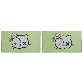 Zombie Kitty Pillow Case