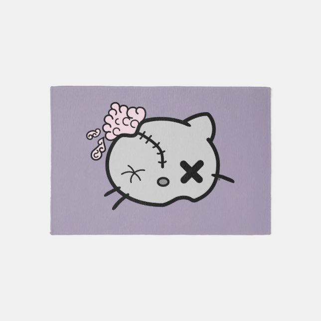 Zombie Kitty Rug (Front)